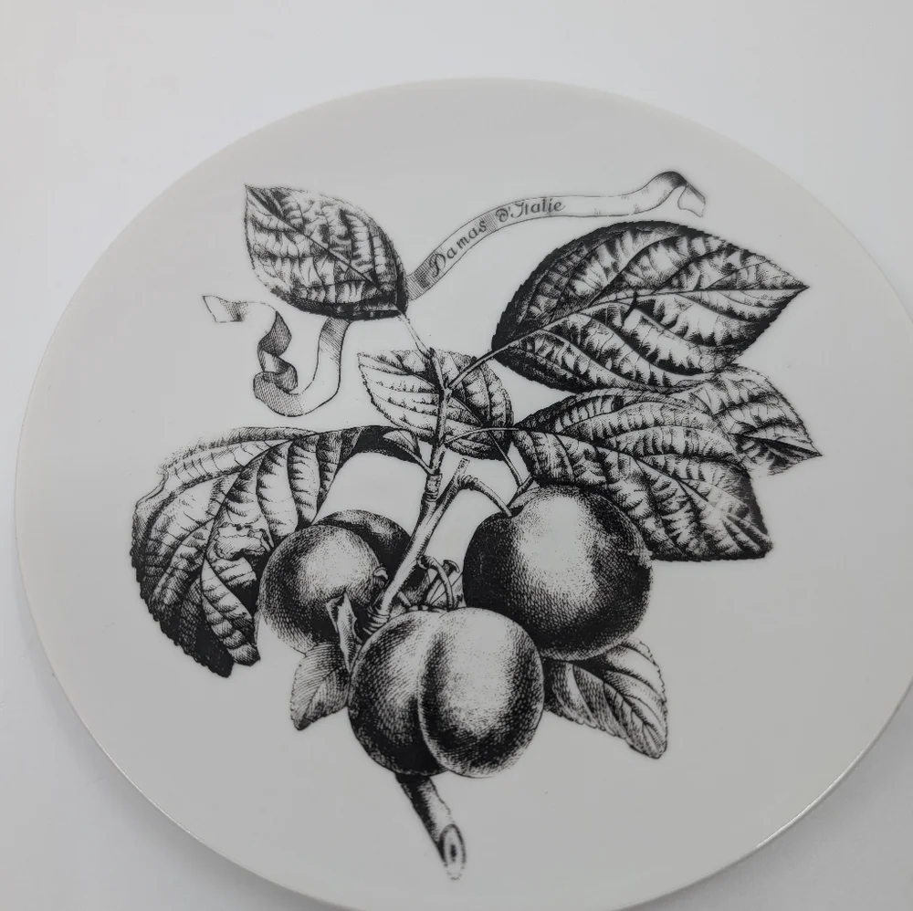 Lot of 6 vintage Bareuther waldsassen Bavaria porcelain plates 7 3/4" - Picture 7 of 11